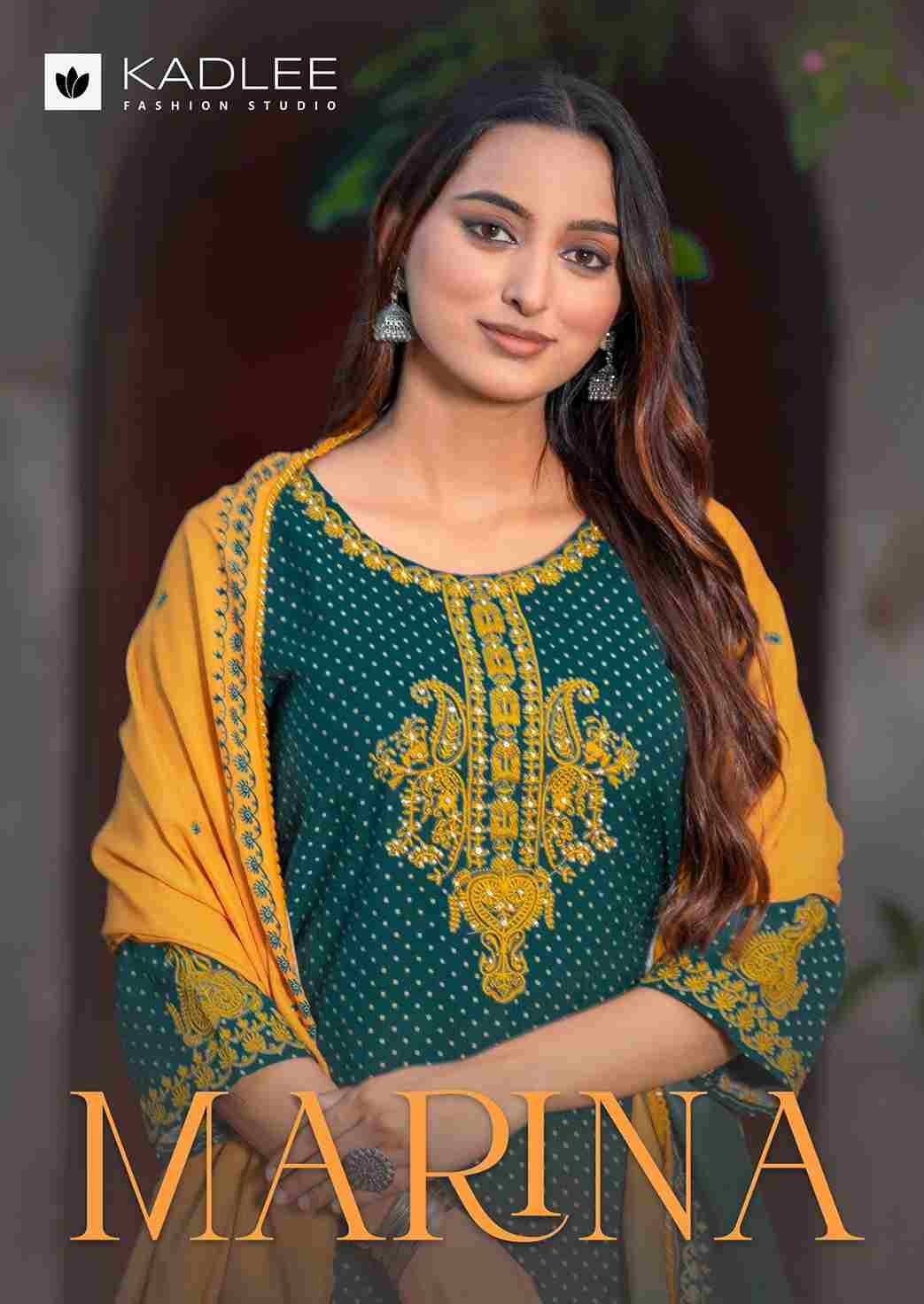 Marina By Kadlee 4001 To 4006 Series Beautiful Festive Suits Colorful Stylish Fancy Casual Wear & Ethnic Wear Rayon Print Dresses At Wholesale Price