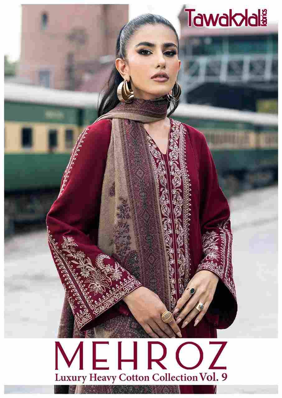 Mehroz Vol-9 By Tawakkal Fab 81 To 90 Series Designer Festive Suits Beautiful Stylish Fancy Colorful Party Wear & Occasional Wear Pure Cotton Dresses At Wholesale Price