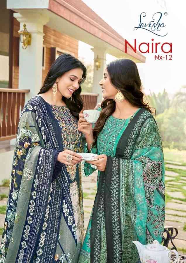 Naira Nx Vol-12 By Levisha 12013 To 12020 Series Beautiful Festive Suits Stylish Fancy Colorful Casual Wear & Ethnic Wear Cambric Lawn Cotton Dresses At Wholesale Price