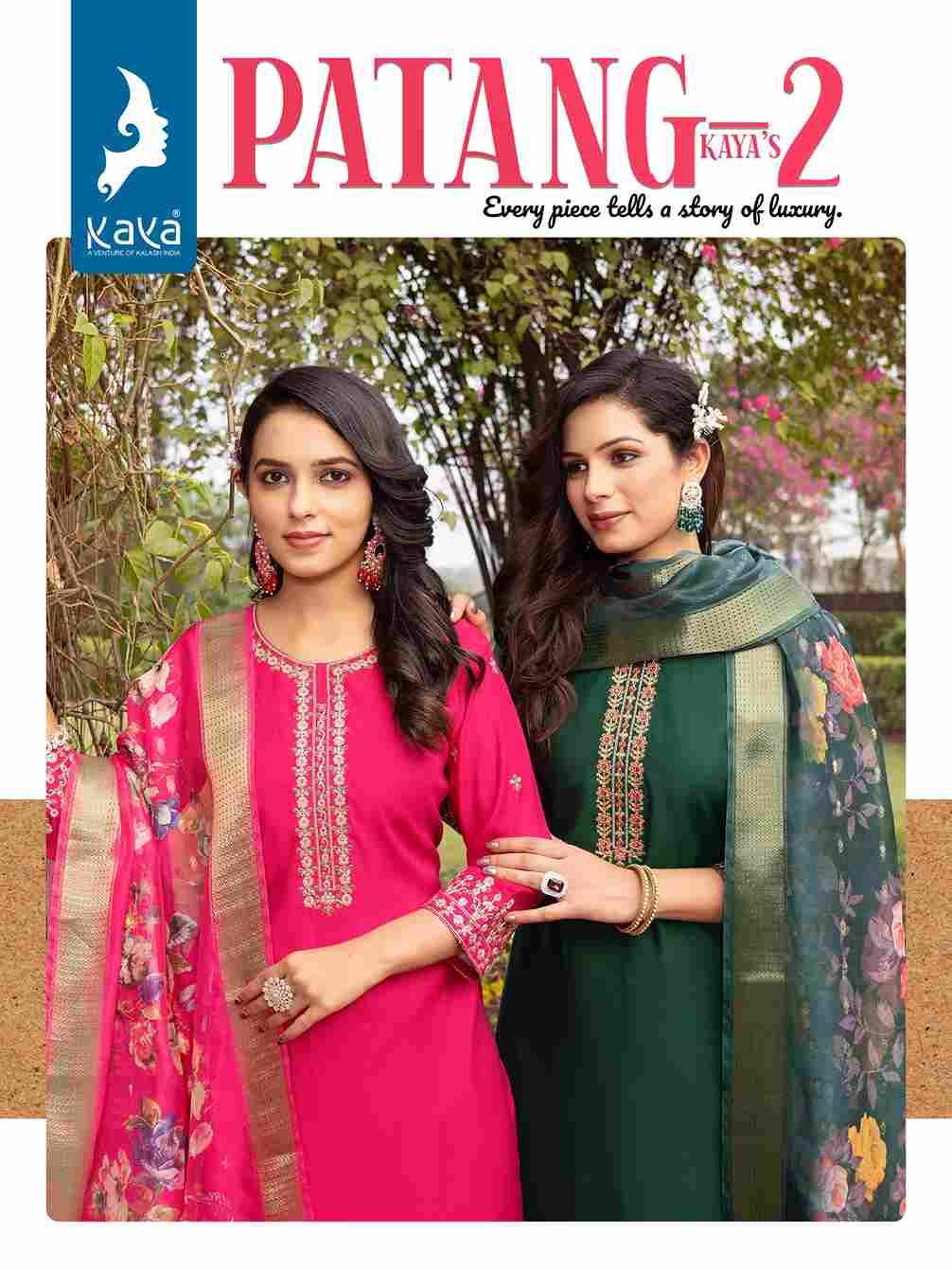 Patang Vol-2 By Kaya 01 To 06 Series Beautiful Suits Colorful Stylish Fancy Casual Wear & Ethnic Wear Roman Silk Print Dresses At Wholesale Price