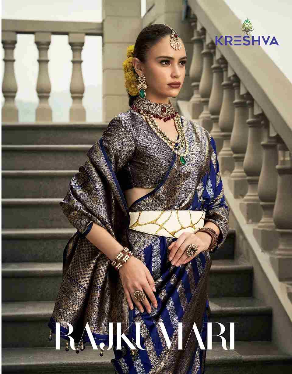 Rajkumari By Kreshva 138 To 143 Series Indian Traditional Wear Collection Beautiful Stylish Fancy Colorful Party Wear & Occasional Wear Viscose Silk Sarees At Wholesale Price