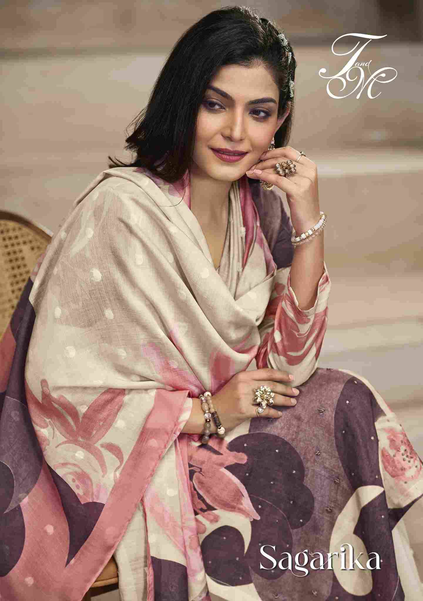 Sagarika By T And M Designer Studio Beautiful Festive Suits Colorful Stylish Fancy Casual Wear & Ethnic Wear Muslin Silk Dresses At Wholesale Price