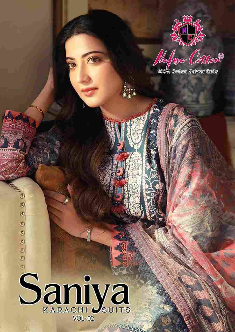 Saniya Vol-2 By Nafisa Cotton 2001 To 2006 Series Beautiful Stylish Festive Suits Fancy Colorful Casual Wear & Ethnic Wear & Ready To Wear Soft Cotton Print Dresses At Wholesale Price