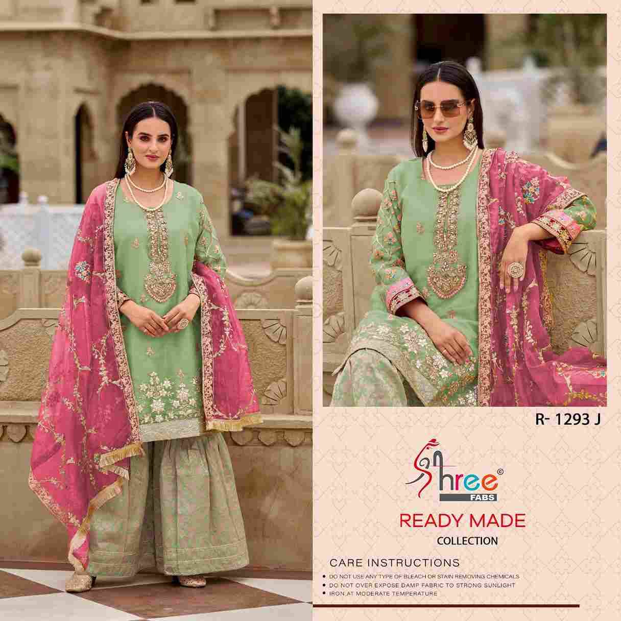 Shree Fabs Hit Design R-1293 Colours Vol-3 By Shree Fabs R-1293-I To R-1293-L Series Beautiful Pakistani Suits Stylish Fancy Colorful Party Wear & Occasional Wear Chinnon Embroidered Dresses At Wholesale Price