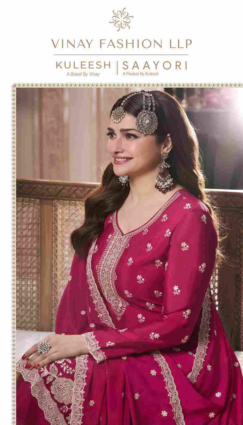 Saayori By Vinay Fashion 72691 To 72696 Series Designer Festive Suits Collection Beautiful Stylish Fancy Colorful Party Wear & Occasional Wear Chinnon Dresses At Wholesale Price