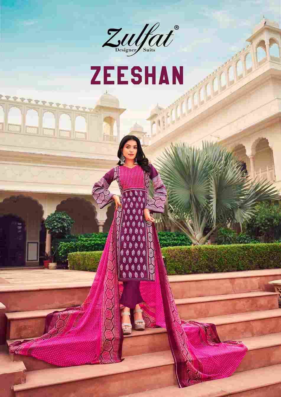 Zeeshan By Zulfat 619-001 To 619-006 Series Beautiful Festive Suits Stylish Fancy Colorful Casual Wear & Ethnic Wear Pure Jam Cotton Print Dresses At Wholesale Price