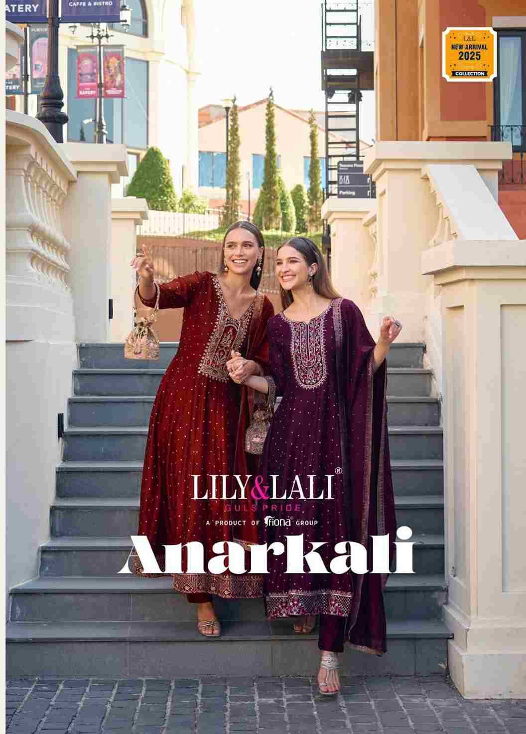 Anarkali By Lily And Lali 24701 To 24706 Series Beautiful Anarkali Suits Colorful Stylish Fancy Casual Wear & Ethnic Wear Pure Vichitra Silk Dresses At Wholesale Price