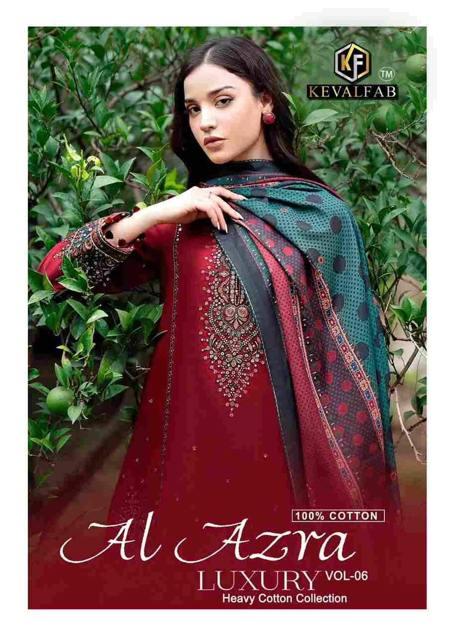 Al Azara Vol-6 By Keval Fab 6001 To 6006 Series Beautiful Festive Suits Stylish Fancy Colorful Casual Wear & Ethnic Wear Heavy Cotton Digital Print Dresses At Wholesale Price