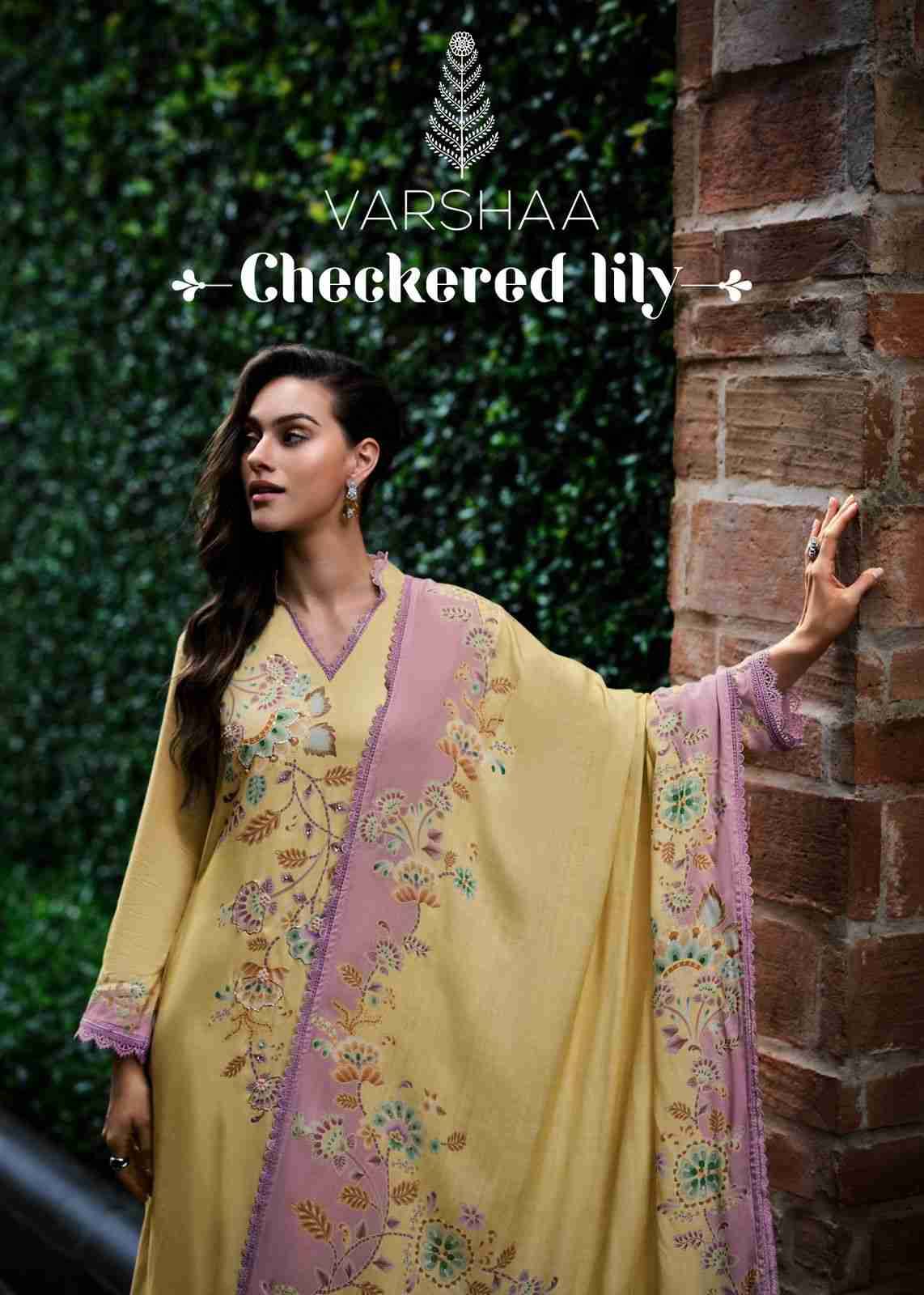 Checkered Lily By Varshaa 01 To 04 Series Beautiful Festive Suits Colorful Stylish Fancy Casual Wear & Ethnic Wear Cotton Linen Dresses At Wholesale Price