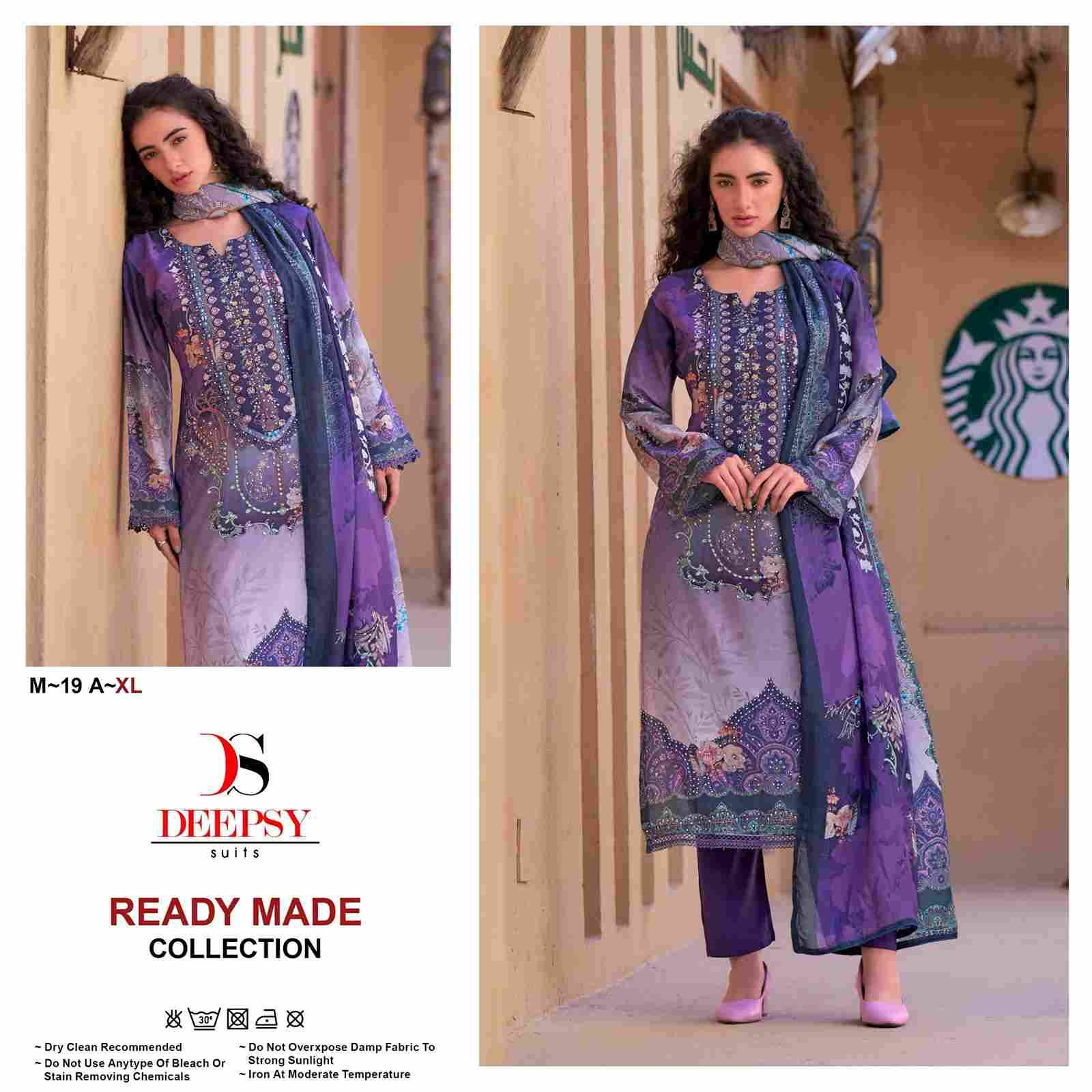 Deepsy Hit Design 19 Colours By Deepsy Suits M-19-A To M-19-C Series Beautiful Pakistani Suits Colorful Stylish Fancy Casual Wear & Ethnic Wear Viscose Muslin Digital Print Dresses At Wholesale Price