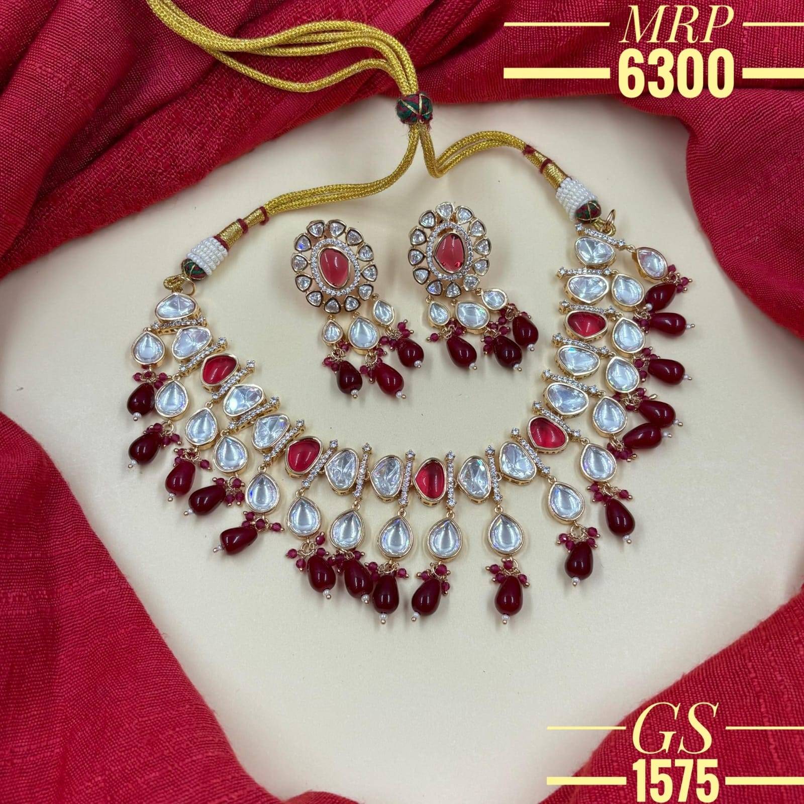 GS-1575 By Fashid Wholesale 01 To 04 Series Traditional Artificial Jewellery For Indian Attire At Exclusive Range.