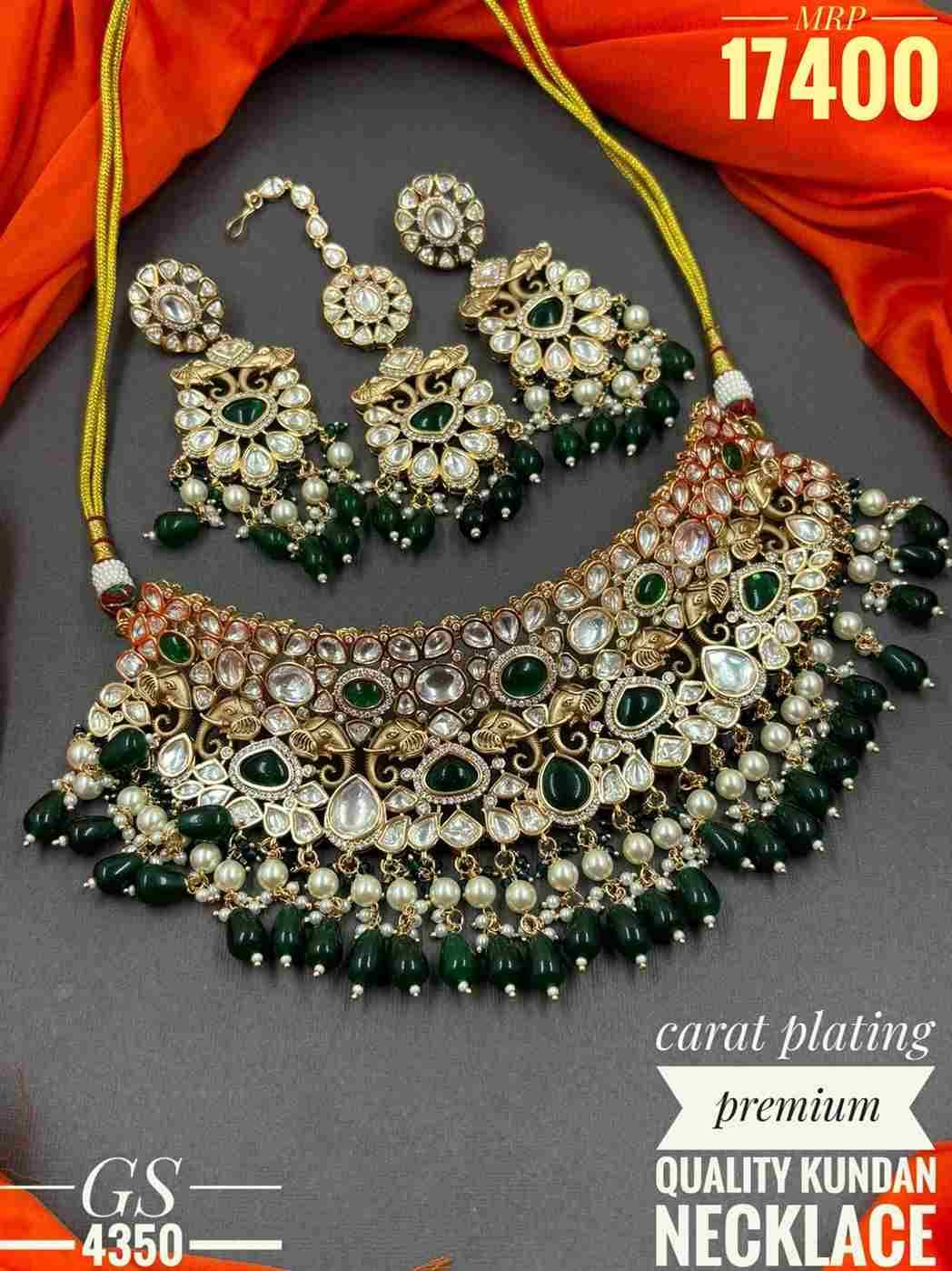 GS-4350 By Fashid Wholesale 01 To 02 Series Traditional Artificial Jewellery For Indian Attire At Exclusive Range.