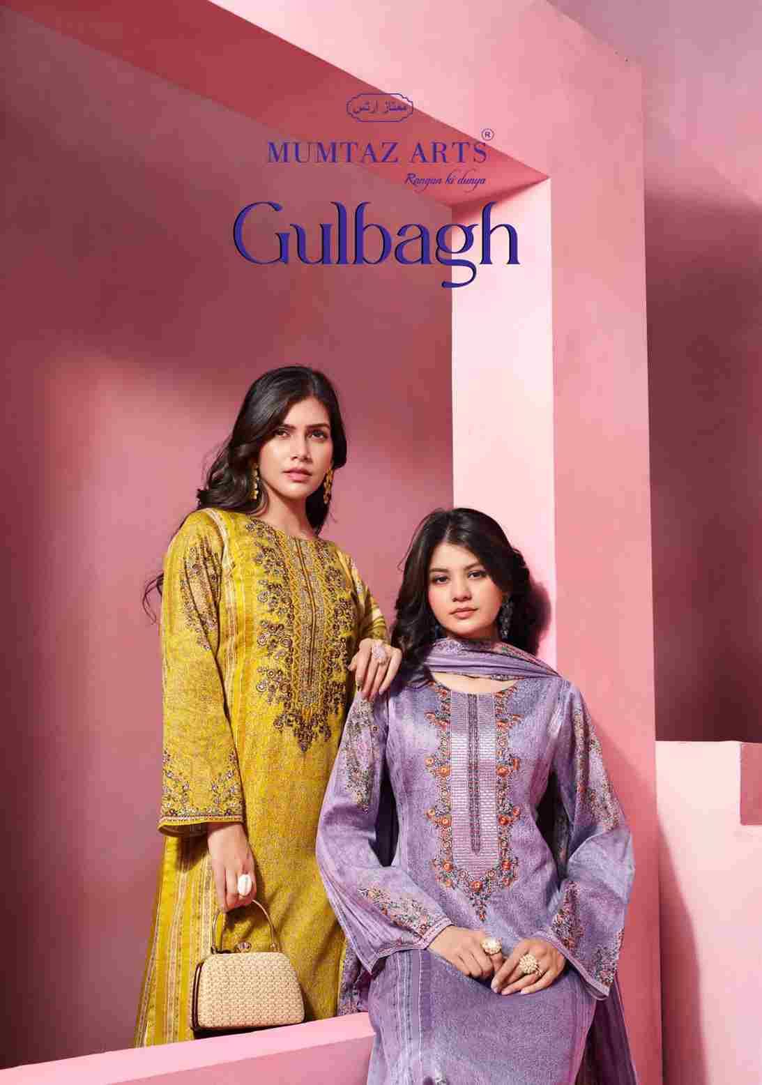 Gulbagh By Mumtaz Arts 9901 To 9906 Series Beautiful Festive Suits Colorful Stylish Fancy Casual Wear & Ethnic Wear Pure Jam Satin Print With Work Dresses At Wholesale Price