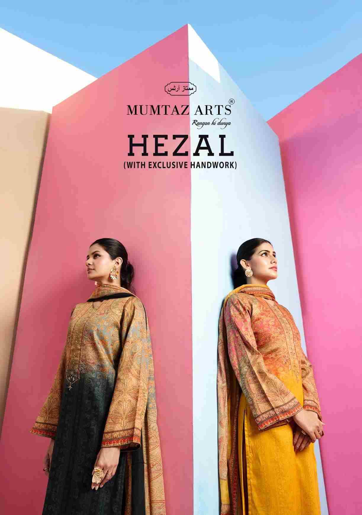 Hezal By Mumtaz Arts 1801 To 1806 Series Beautiful Festive Suits Colorful Stylish Fancy Casual Wear & Ethnic Wear Pure Jam Satin Print With Work Dresses At Wholesale Price