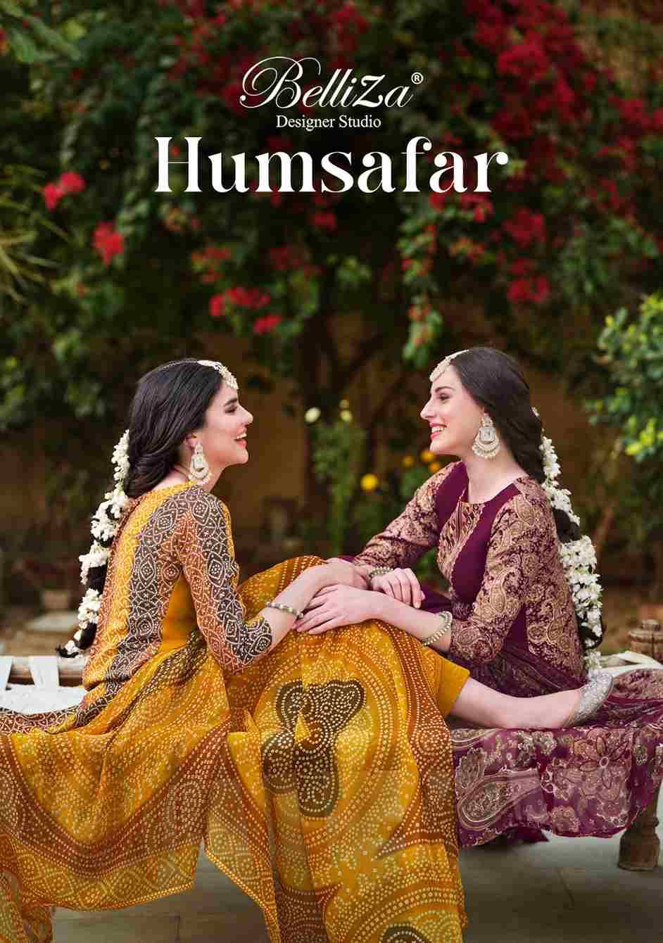 Humsafar By Belliza 1029-001 To 1029-008 Series Beautiful Festive Suits Stylish Fancy Colorful Casual Wear & Ethnic Wear Pure Viscose Rayon Print Dresses At Wholesale Price