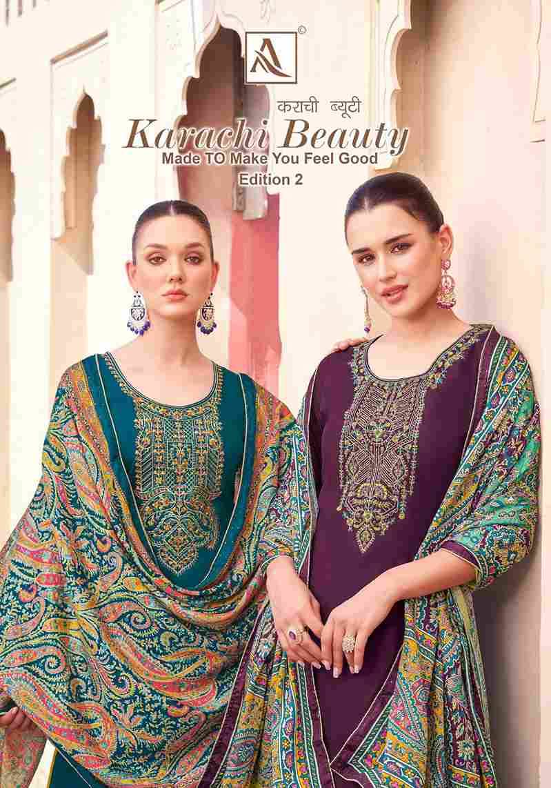 Karachi Beauty Vol-2 By Alok Suit 1726-001 To 1726-006 Series Beautiful Festive Suits Colorful Stylish Fancy Casual Wear & Ethnic Wear Pure Jam Cotton Dresses At Wholesale Price