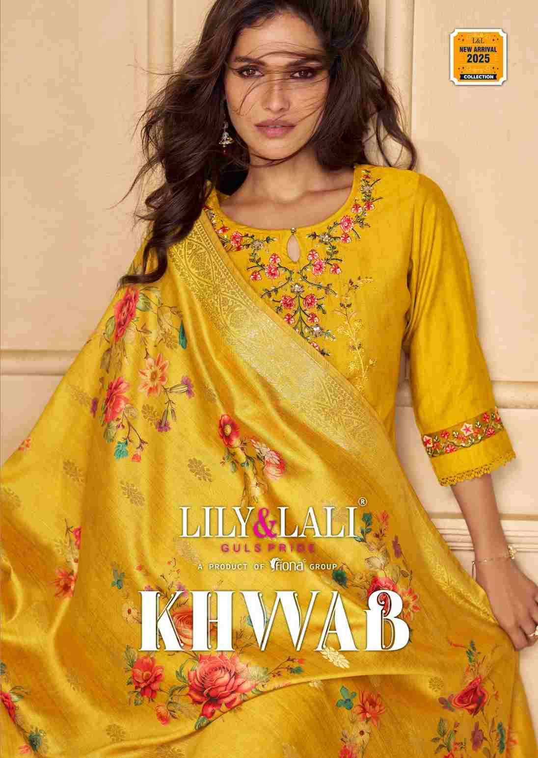 Khwab By Lily And Lali 25101 To 25106 Series Beautiful Festive Suits Colorful Stylish Fancy Casual Wear & Ethnic Wear Viscose Organza Dresses At Wholesale Price