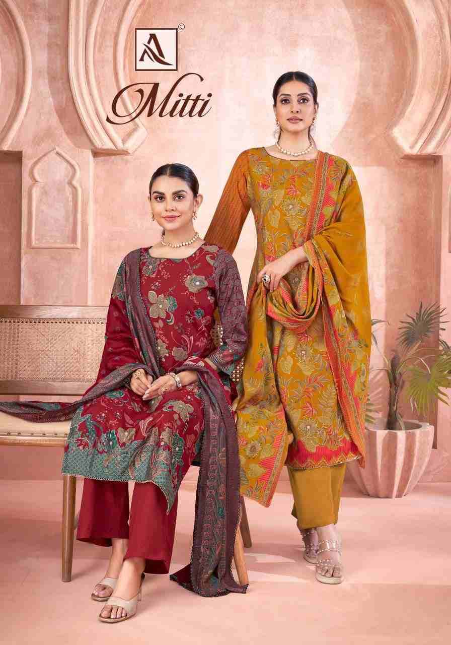 Mitti By Alok Suit 1856-001 To 1856-006 Series Beautiful Festive Suits Colorful Stylish Fancy Casual Wear & Ethnic Wear Pure Modal Dresses At Wholesale Price