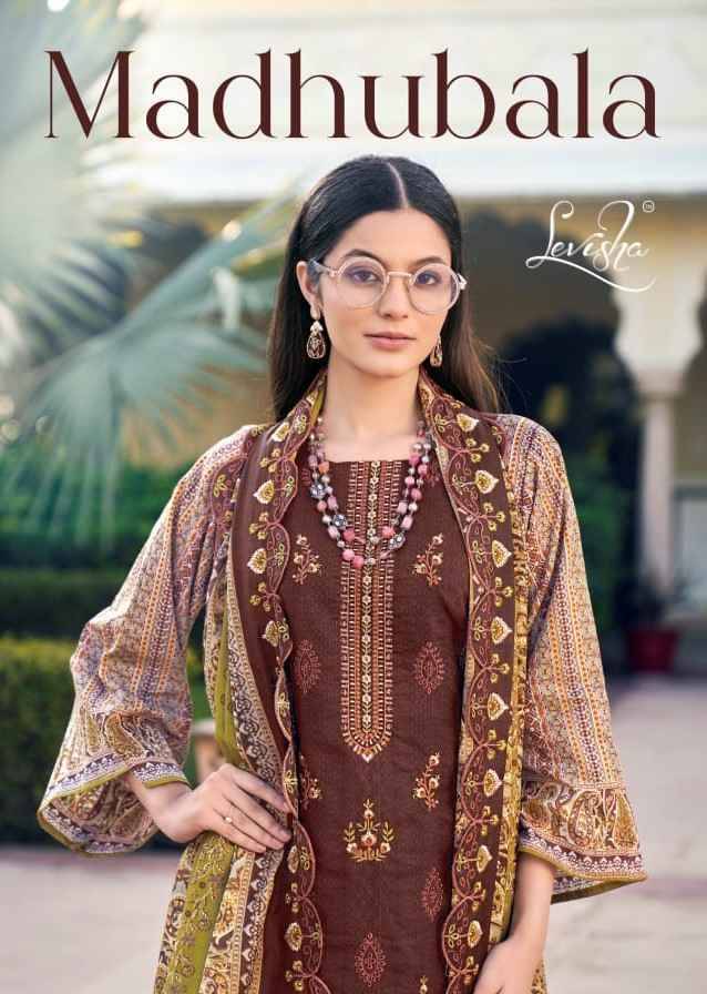 Madhubala By Levisha 1013 To 1020 Series Festive Suits Beautiful Fancy Colorful Stylish Party Wear & Occasional Wear Cambric Lawn Cotton Dresses At Wholesale Price