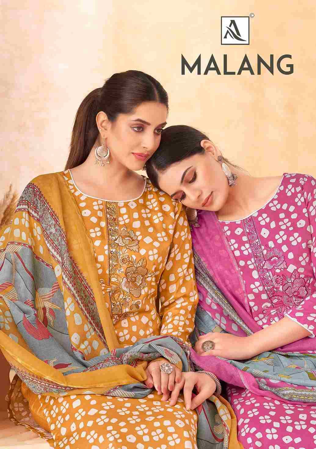 Malang By Alok Suits 119-001 To 119-004 Series Beautiful Festive Suits Colorful Stylish Fancy Casual Wear & Ethnic Wear Pure Jam Printed Dresses At Wholesale Price