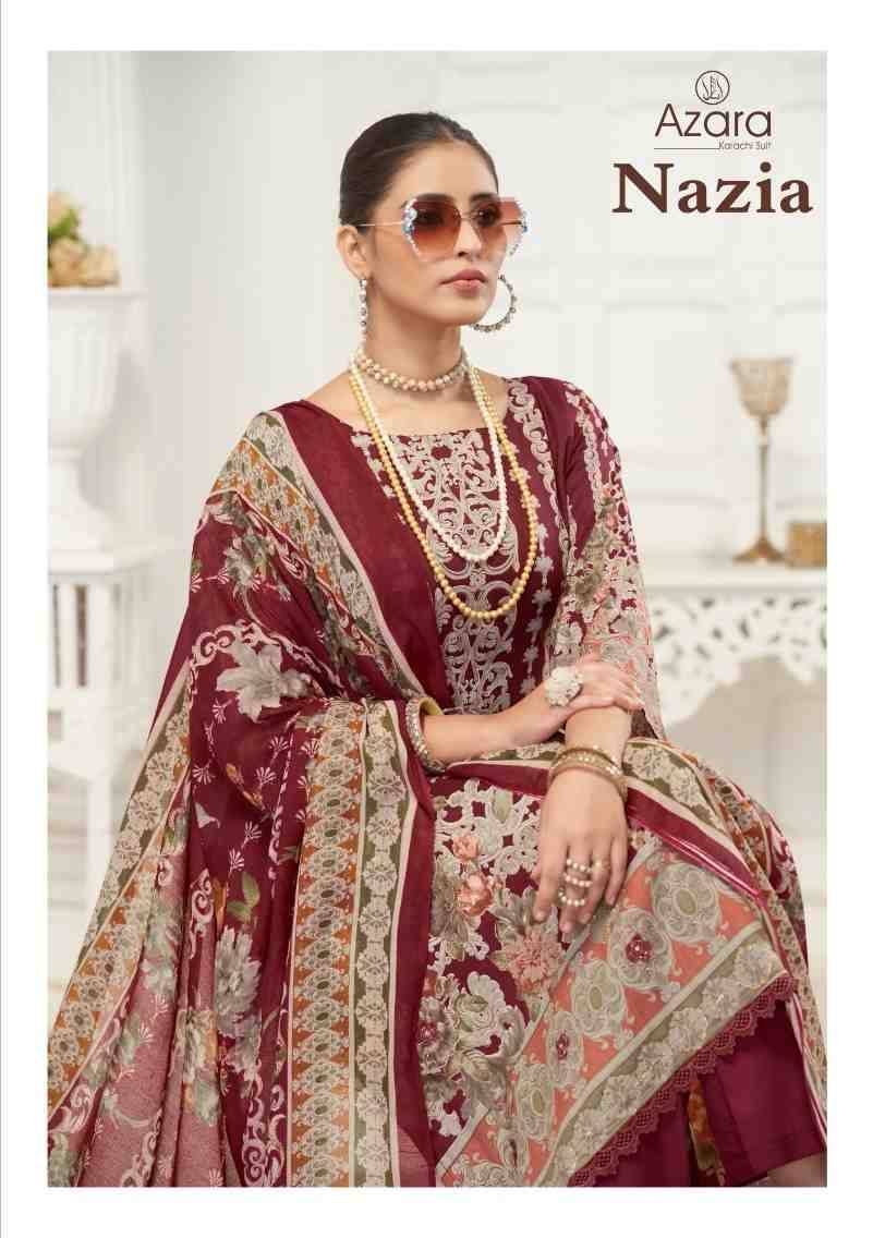 Nazia By Azara 39001 To 39002 Series Beautiful Festive Suits Stylish Fancy Colorful Casual Wear & Ethnic Wear Pure Cambric Cotton Dresses At Wholesale Price