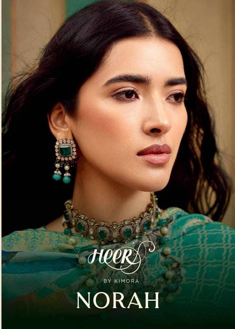 Norah By Kimora Fashion 9561 To 9566 Series Designer Festive Suits Collection Beautiful Stylish Fancy Colorful Party Wear & Occasional Wear Pure Muslin Dresses At Wholesale Price