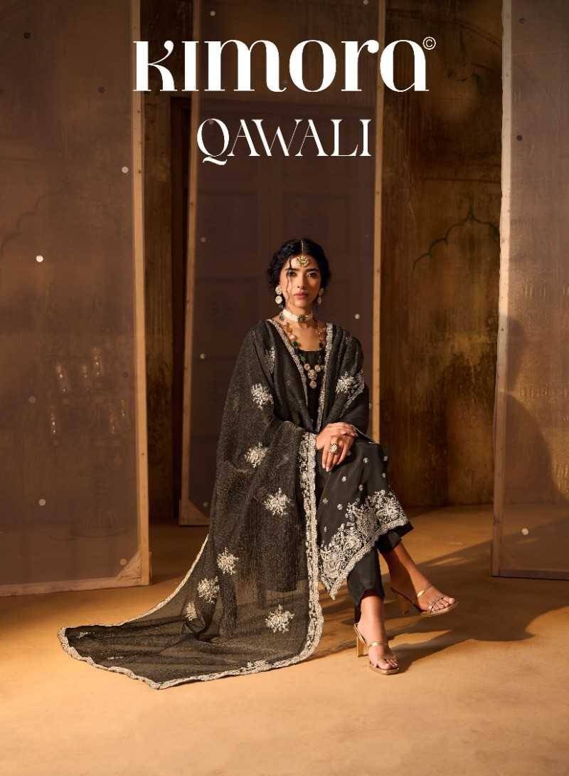 Qawali By Kimora Fashion 2241 To 2246 Series Designer Festive Suits Collection Beautiful Stylish Fancy Colorful Party Wear & Occasional Wear Pure Bemberg Silk Dresses At Wholesale Price