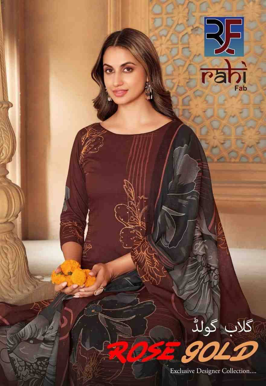 Rose Gold By Rahi Fab 101 To 108 Series Beautiful Pakistani Suits Stylish Fancy Colorful Party Wear & Occasional Wear Pure Cambric Cotton Dresses At Wholesale Price