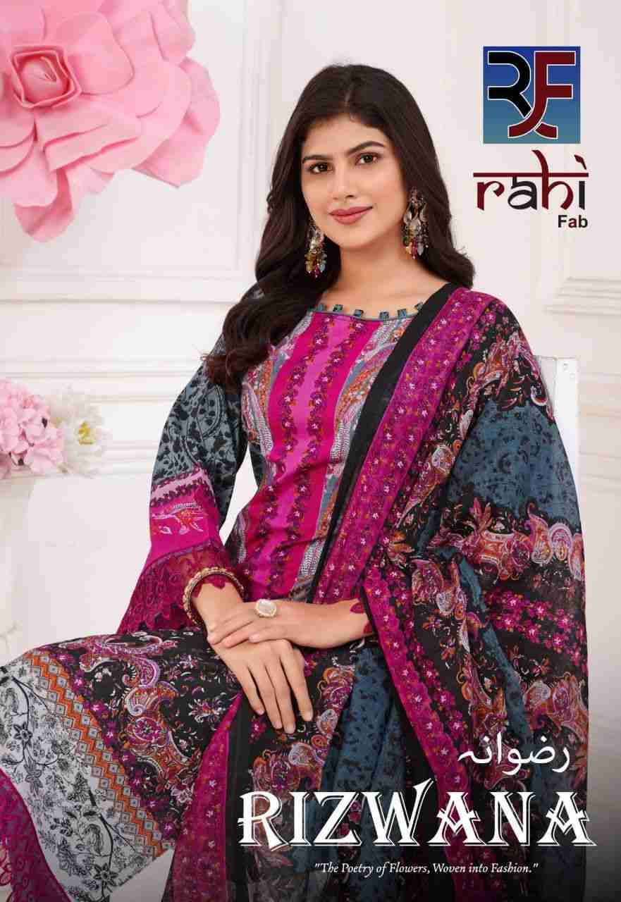 Rizwana By Rahi Fab 1001 To 1006 Series Beautiful Pakistani Suits Stylish Fancy Colorful Party Wear & Occasional Wear Pure Cotton Dresses At Wholesale Price