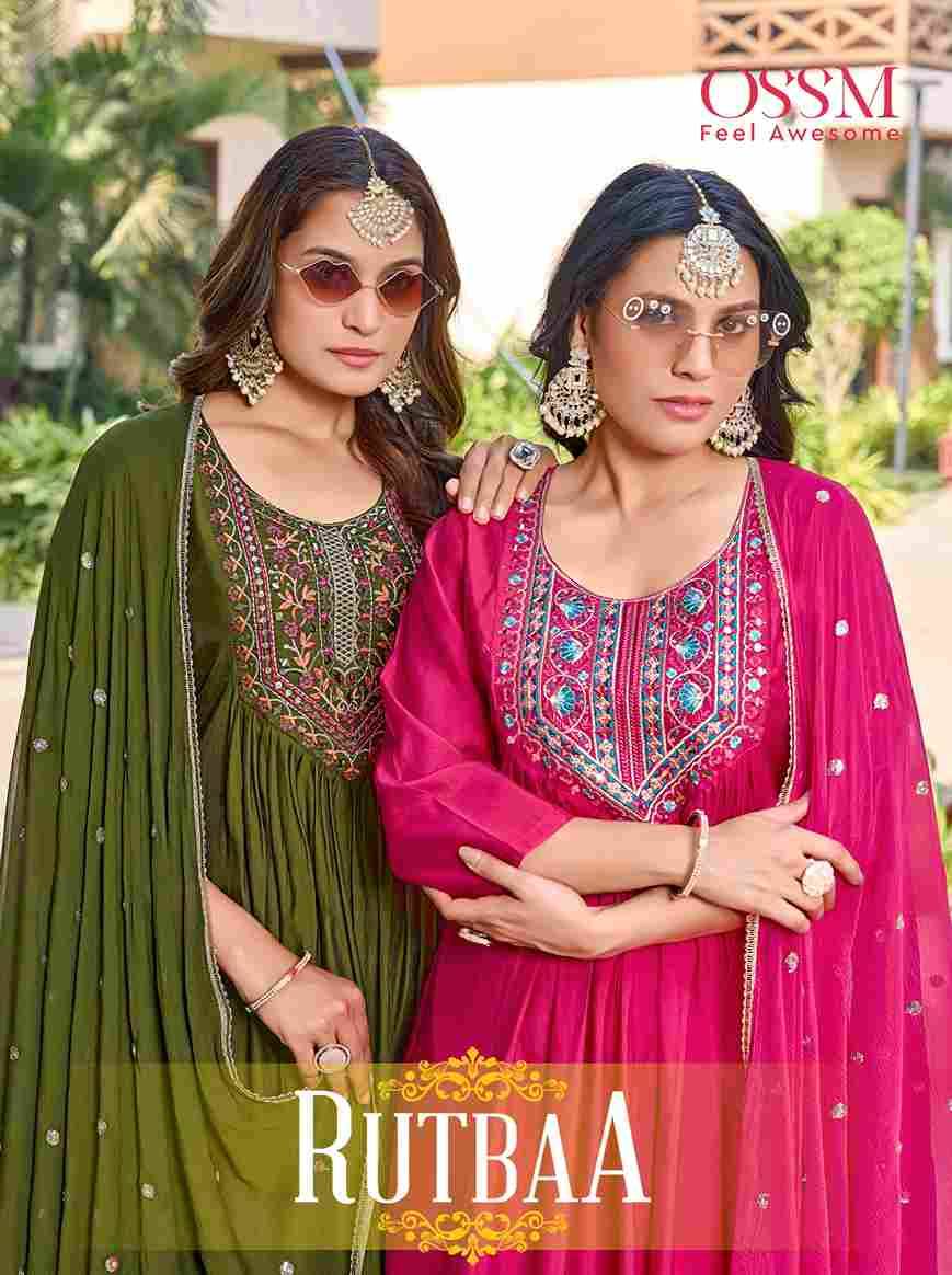 Rutbaa By Ossm 1001 To 1006 Series Beautiful Stylish Festive Suits Fancy Colorful Casual Wear & Ethnic Wear & Ready To Wear Pure Viscose Silk Dresses At Wholesale Price