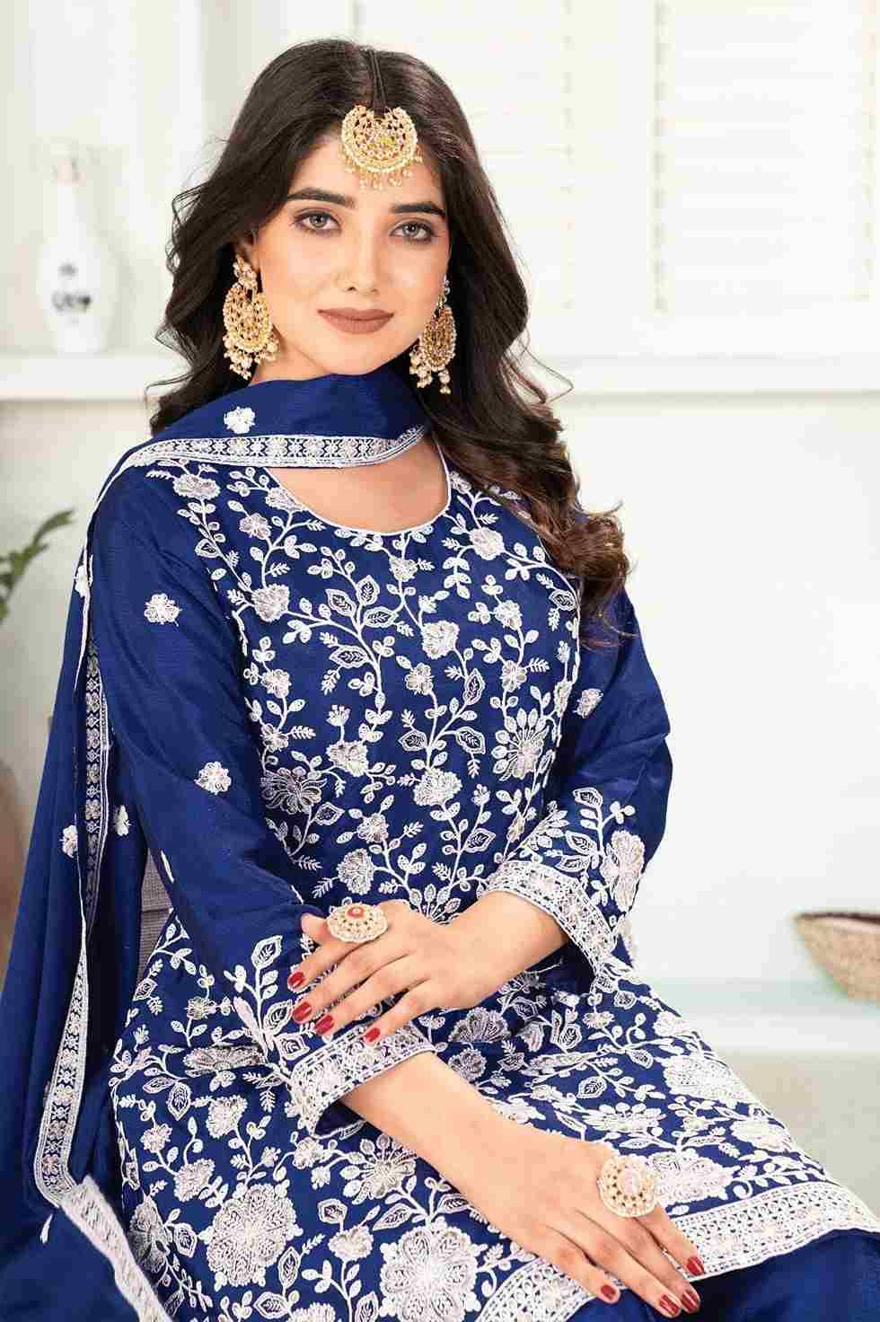 Rani By Fashid Wholesale 1001 To 1004 Series Sharara Beautiful Festive Suits Colorful Stylish Fancy Casual Wear & Ethnic Wear Pure Heavy Chinnon Silk Dresses At Wholesale Price