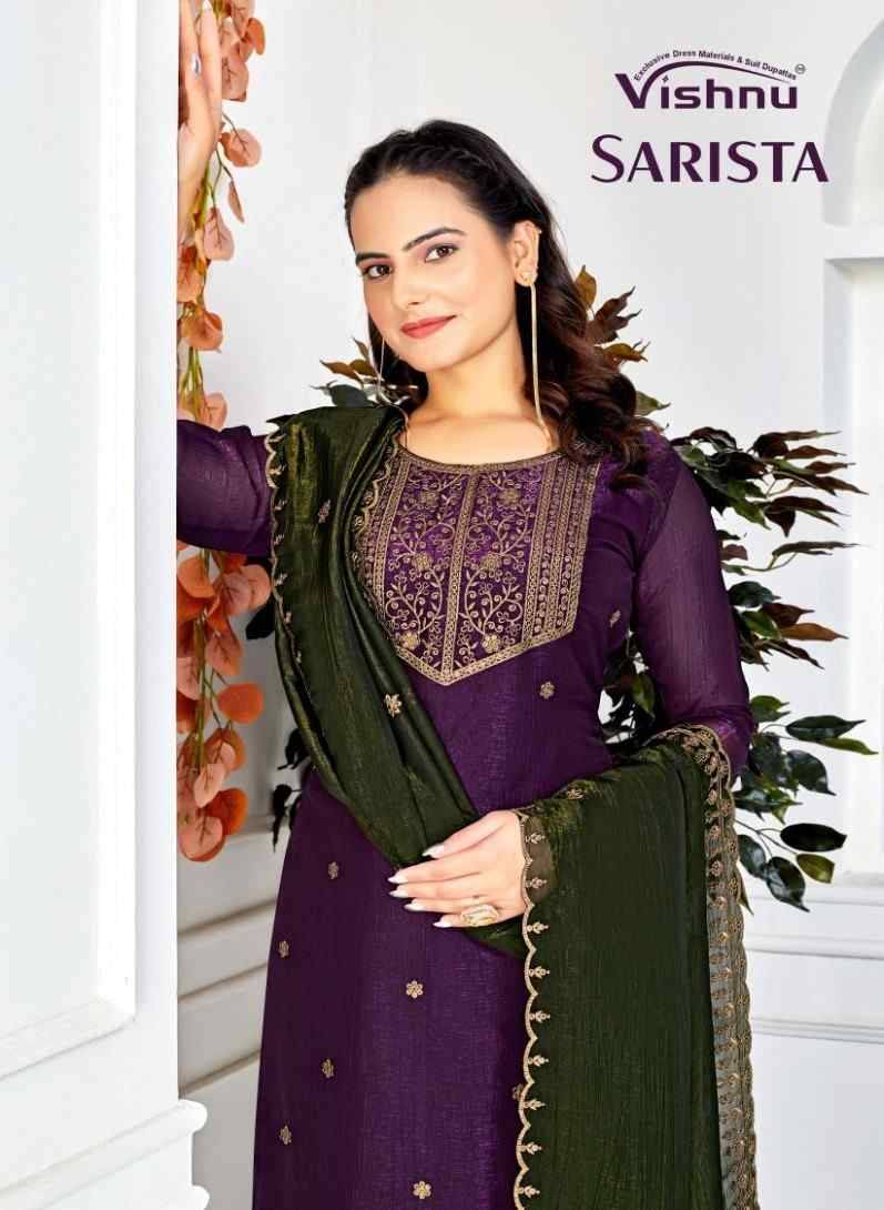 Sarista By Vishnu 97001 To 97010 Series Beautiful Stylish Festive Suits Fancy Colorful Casual Wear & Ethnic Wear & Ready To Wear Crunchey Silk Dresses At Wholesale Price