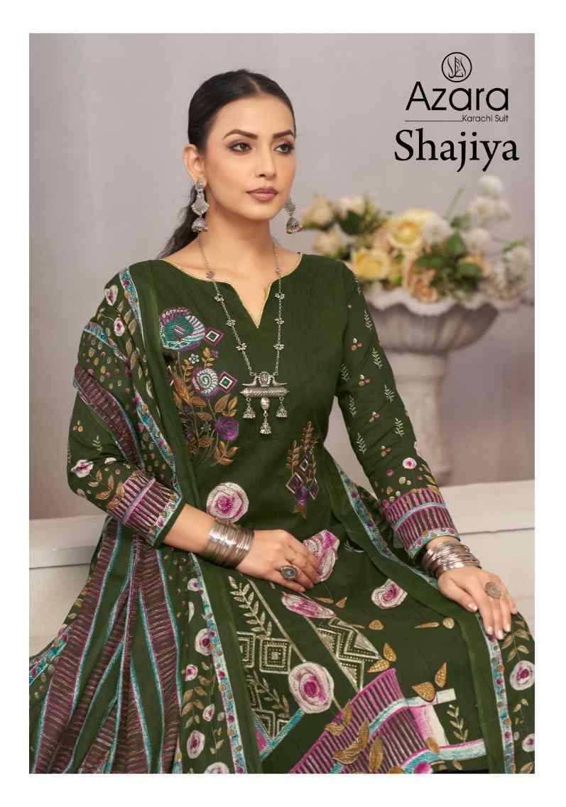 Shajiya By Azara 40001 To 40004 Series Beautiful Festive Suits Stylish Fancy Colorful Casual Wear & Ethnic Wear Pure Lawn Cotton Dresses At Wholesale Price