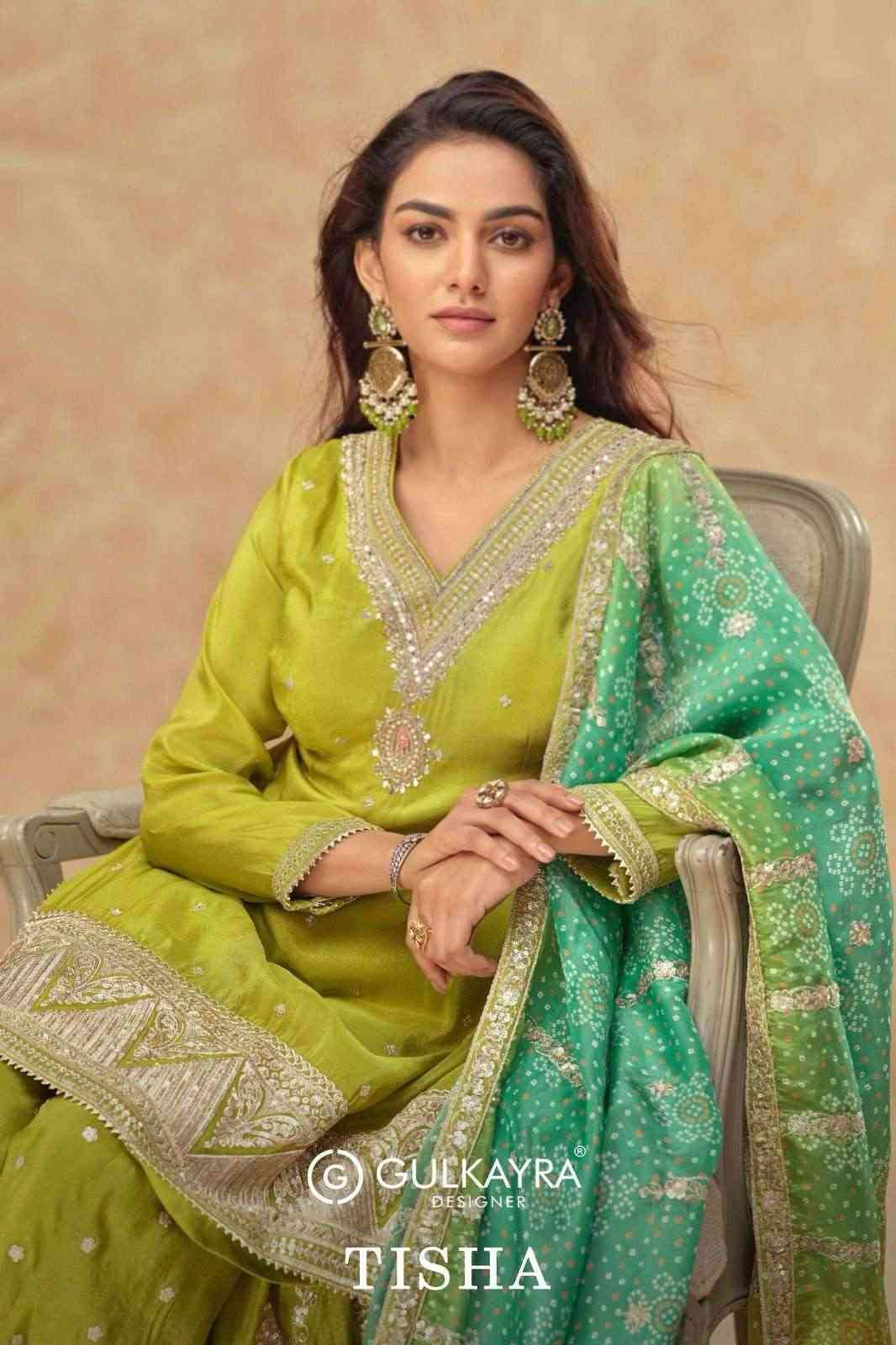 Tisha By Gulkayra Designer 7531 To 7533 Series Designer Festive Stylish Fancy Colorful Beautiful Party Wear & Ethnic Wear Collection Real Simar Silk Dresses At Wholesale Price