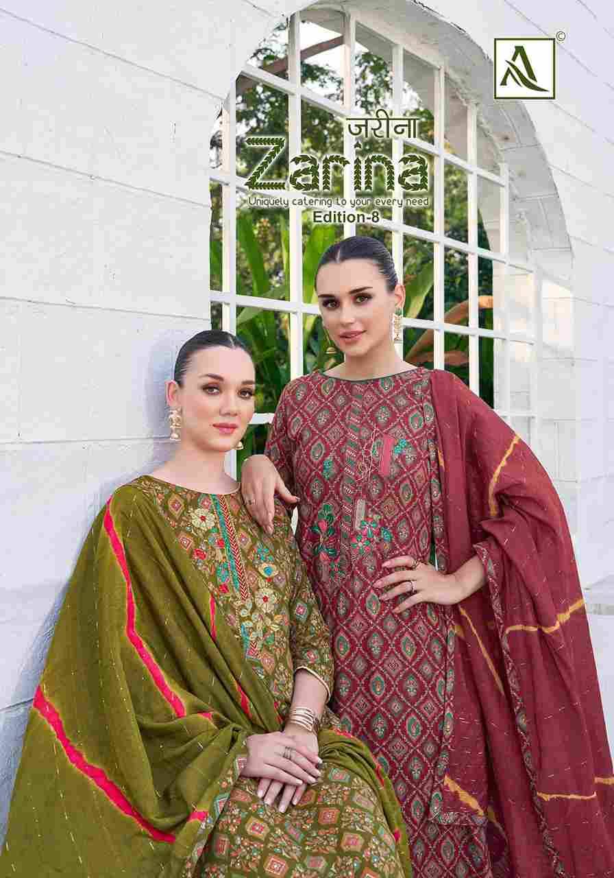 Zarina Vol-8 By Alok Suit 1765-001 To 1765-006 Series Beautiful Festive Suits Colorful Stylish Fancy Casual Wear & Ethnic Wear Pure Viscose Rayon Dresses At Wholesale Price