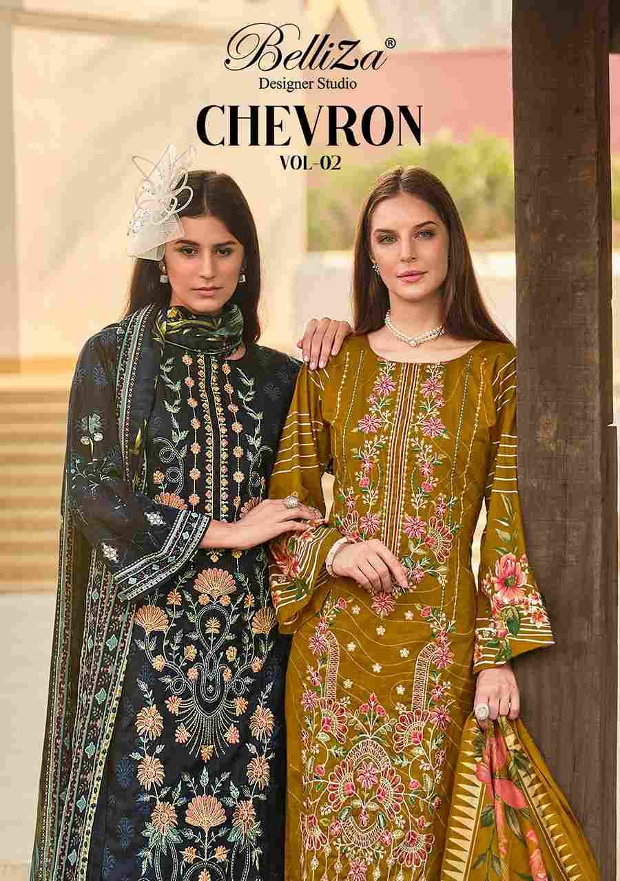 Chevron Vol-2 By Belliza 807-001 To 807-006 Series Beautiful Festive Suits Stylish Fancy Colorful Casual Wear & Ethnic Wear Pure Cotton Print Dresses At Wholesale Price