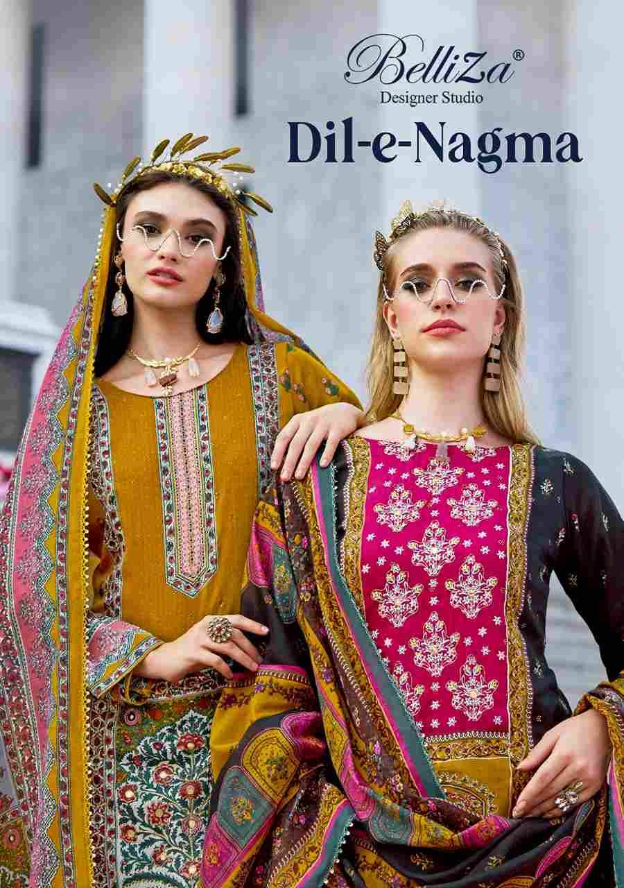 Dil E Nagma By Belliza 808-001 To 808-008 Series Beautiful Festive Suits Colorful Stylish Fancy Casual Wear & Ethnic Wear Pure Jam Cotton Print Dresses At Wholesale Price