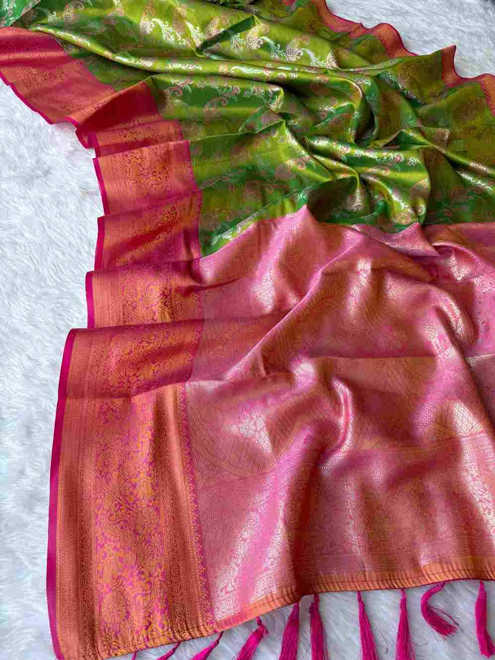 Dharmavaram By Fashid Wholesale 01 To 06 Series Indian Traditional Wear Collection Beautiful Stylish Fancy Colorful Party Wear & Occasional Wear Pure Soft Tissue Silk Sarees At Wholesale Price