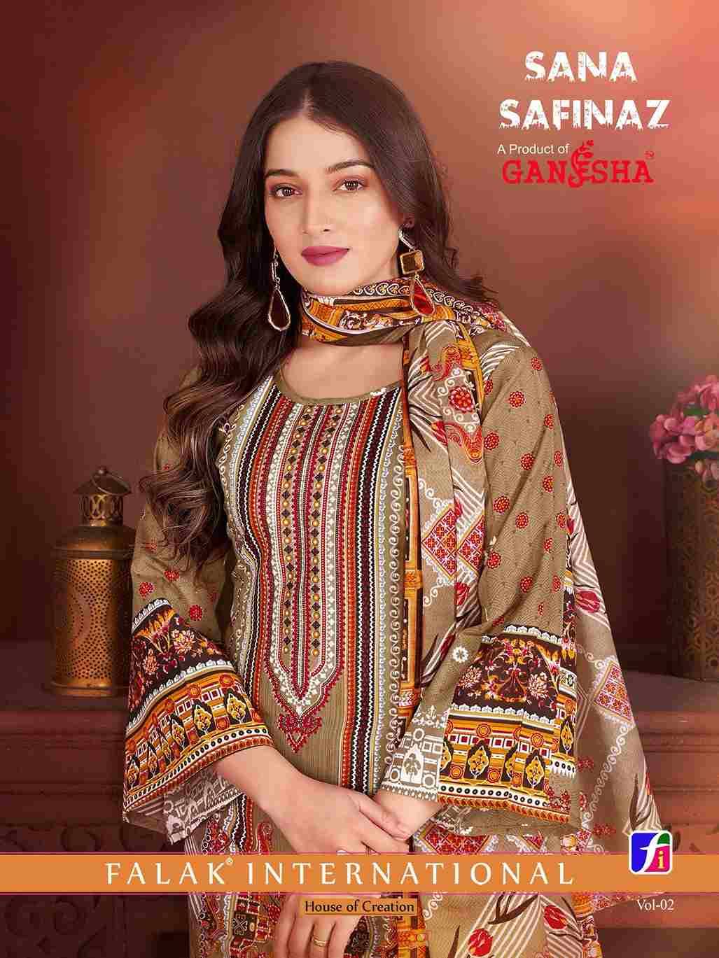 Sana Safinaz Vol-2 By Falak International 2007 To 2014 Series Beautiful Stylish Festive Suits Fancy Colorful Casual Wear & Ethnic Wear & Ready To Wear Cotton Print Dresses At Wholesale Price