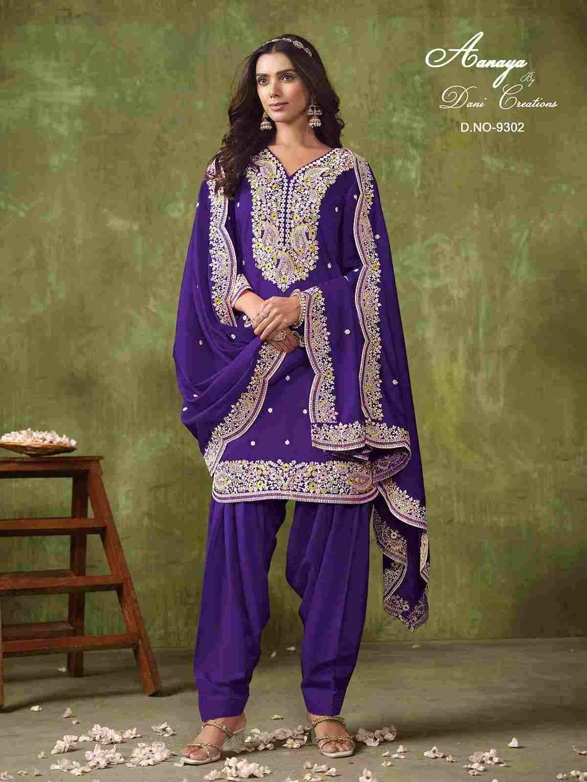Aanaya Vol-193 By Twisha 9301 To 9304 Series Designer Patiyala Suits Collection Beautiful Stylish Fancy Colorful Party Wear & Occasional Wear Roman Silk Dresses At Wholesale Price