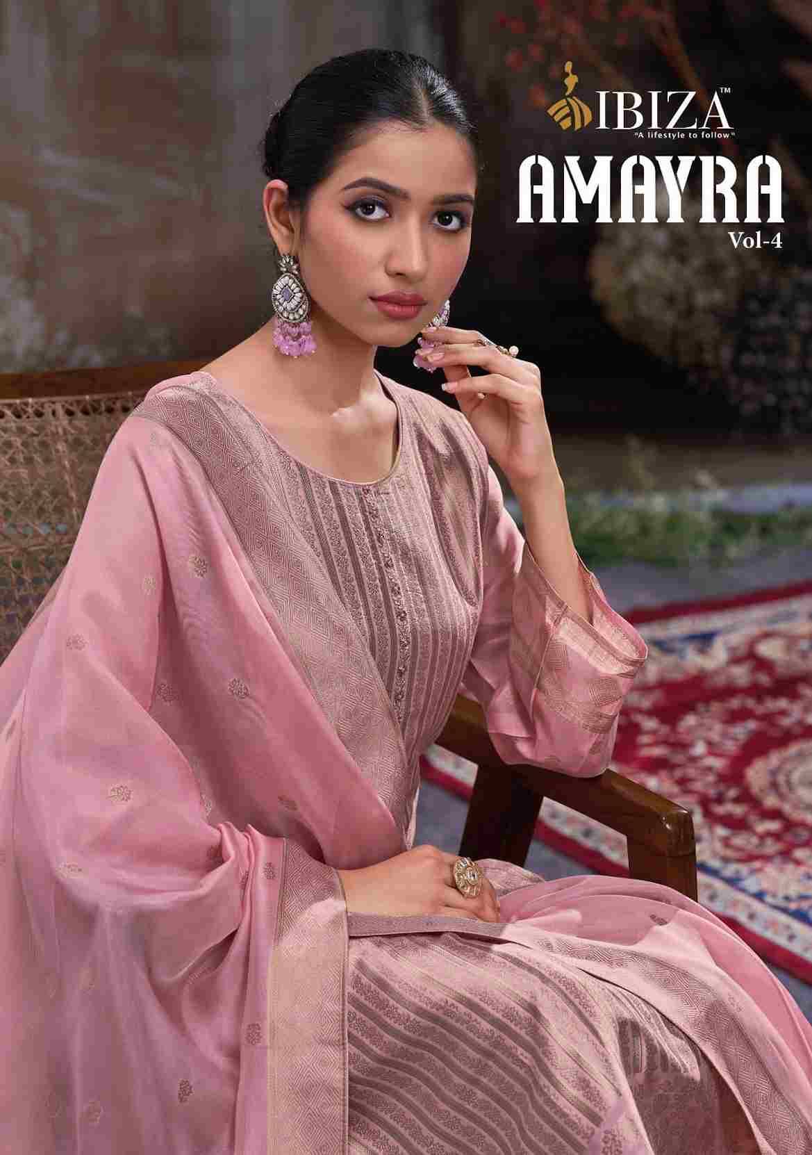 Amayra Vol-4 By Ibiza 2101 To 2104 Series Beautiful Festive Suits Colorful Stylish Fancy Casual Wear & Ethnic Wear Bangalori Silk Jacquard Dresses At Wholesale Price