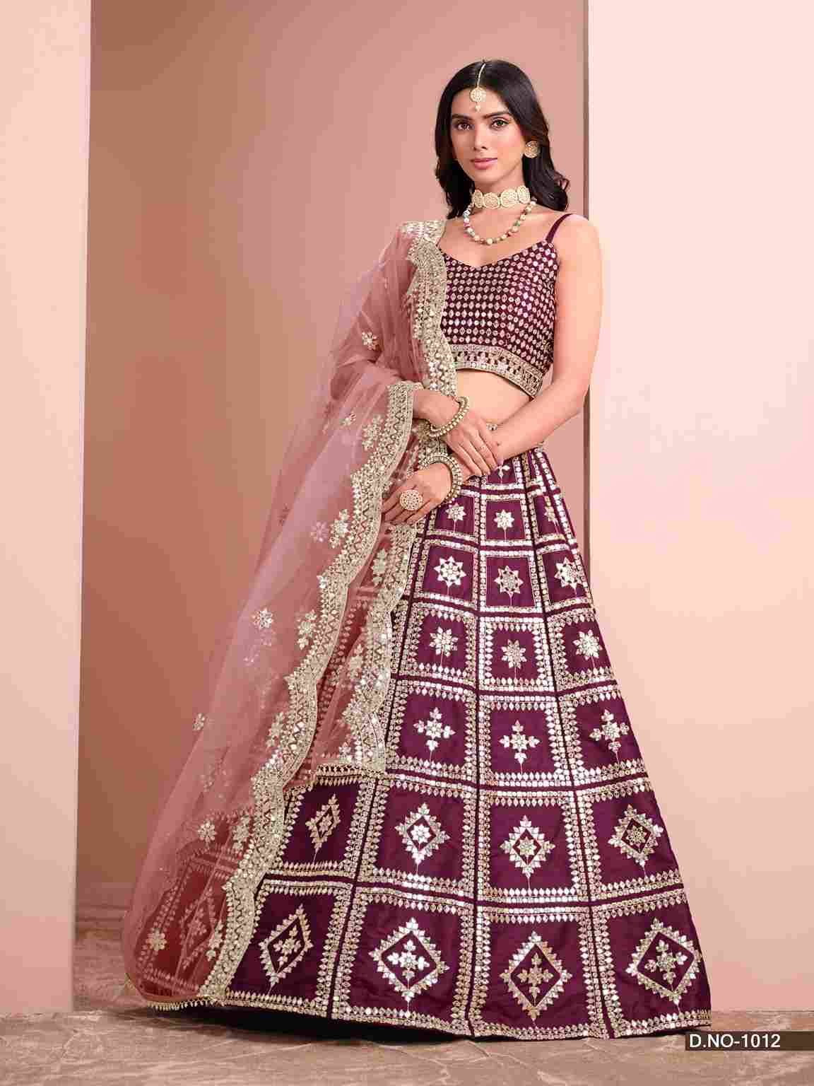 Alizeh By Mehvish 1011 To 1014 Series Designer Beautiful Collection Occasional Wear & Party Wear Art Silk Lehengas At Wholesale Price