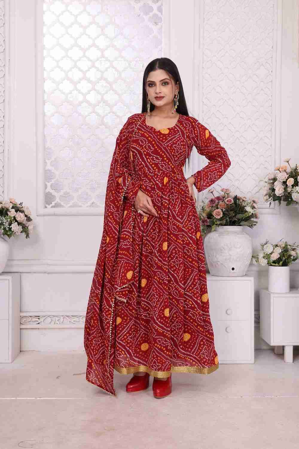 Banno Swag By Kaamiri 01 To 04 Series Designer Beautiful Collection Occasional Wear & Party Wear Pure Georgette Print Gowns At Wholesale Price