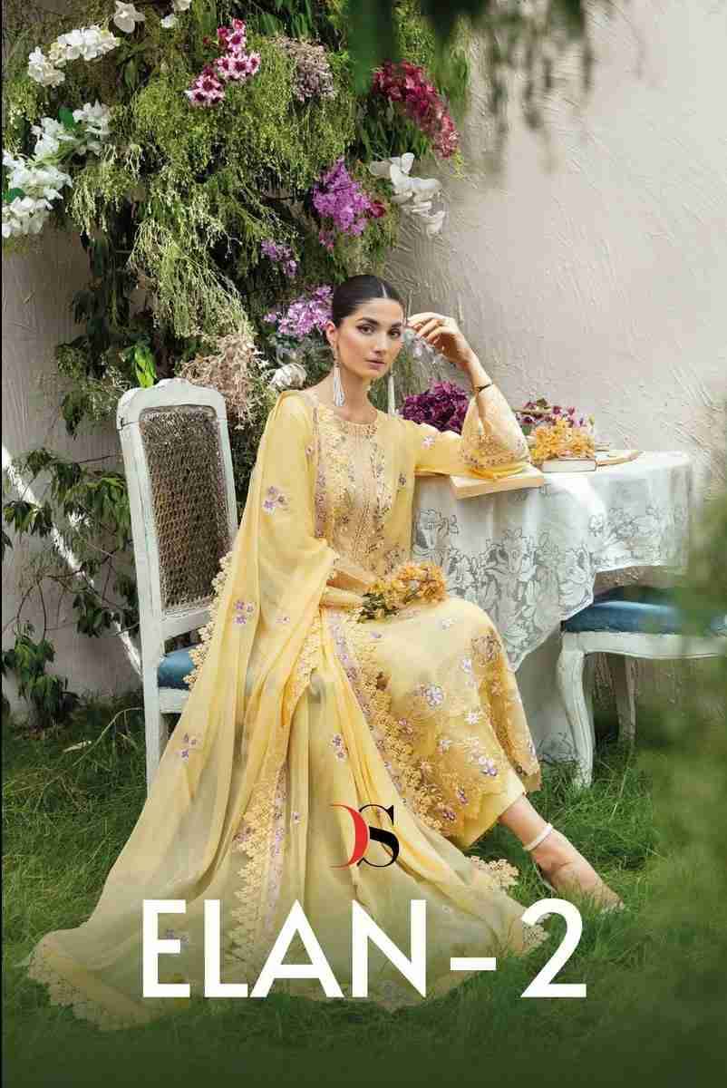 Elan Vol-2 By Deepsy Suits 1061 To 1065 Series Designer Pakistani Suits Beautiful Stylish Fancy Colorful Party Wear & Occasional Wear Pure Cotton Embroidered Dresses At Wholesale Price