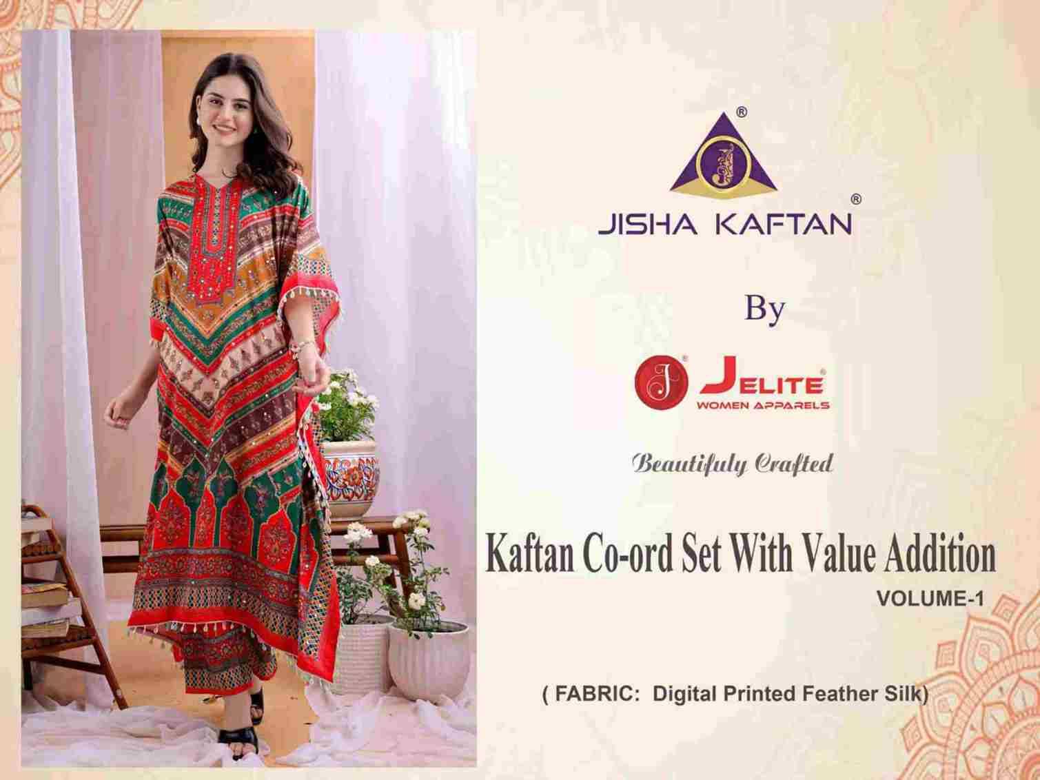 Kaftan Co-Ord Set Vol-1 By Jelite 01 To 08 Series Designer Stylish Fancy Colorful Beautiful Party Wear & Ethnic Wear Collection Silk Kaftan At Wholesale Price