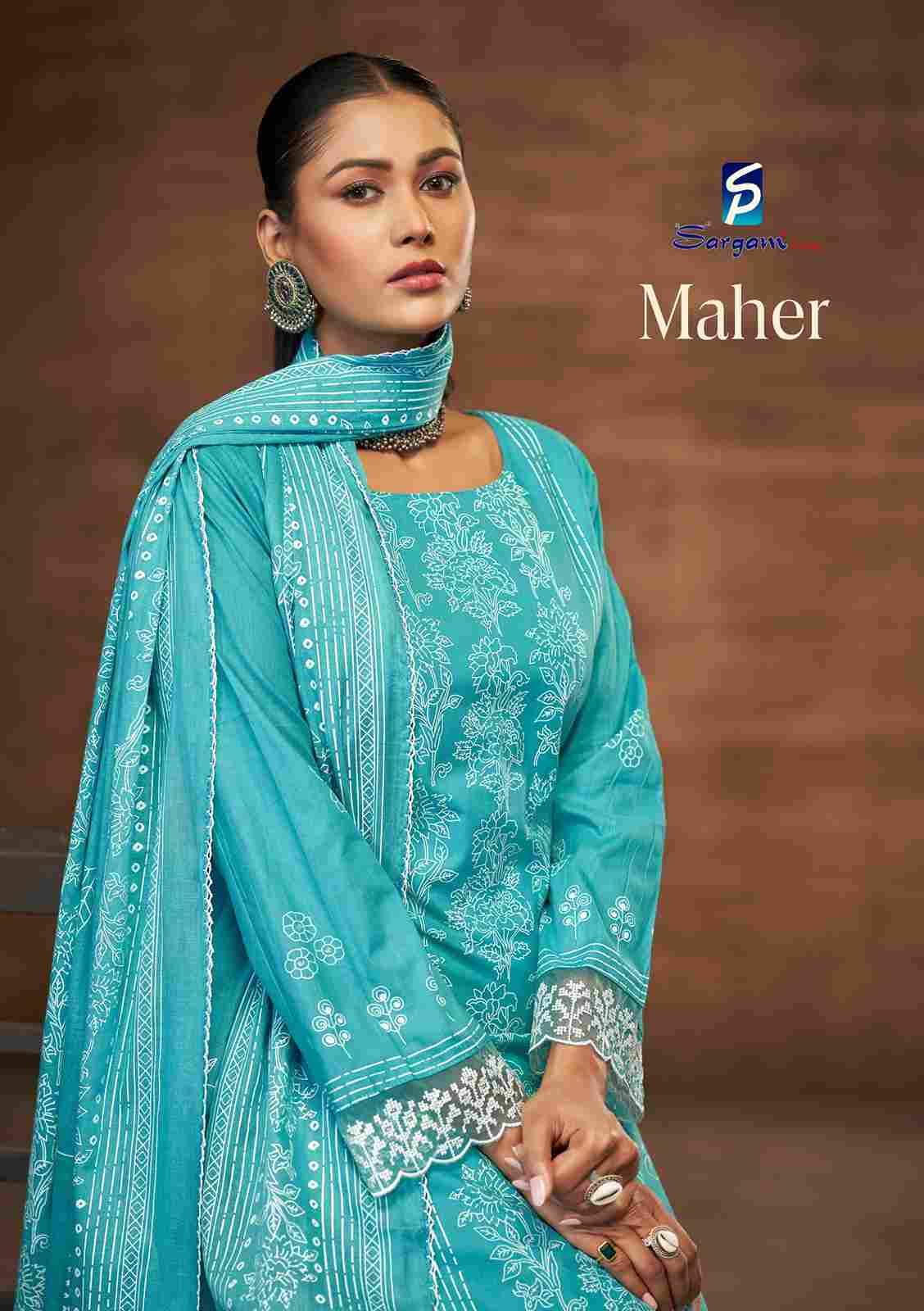 Maher By Sargam Prints 2654-A To 2654-D Series Beautiful Festive Suits Colorful Stylish Fancy Casual Wear & Ethnic Wear Pure Lawn Cotton Dresses At Wholesale Price