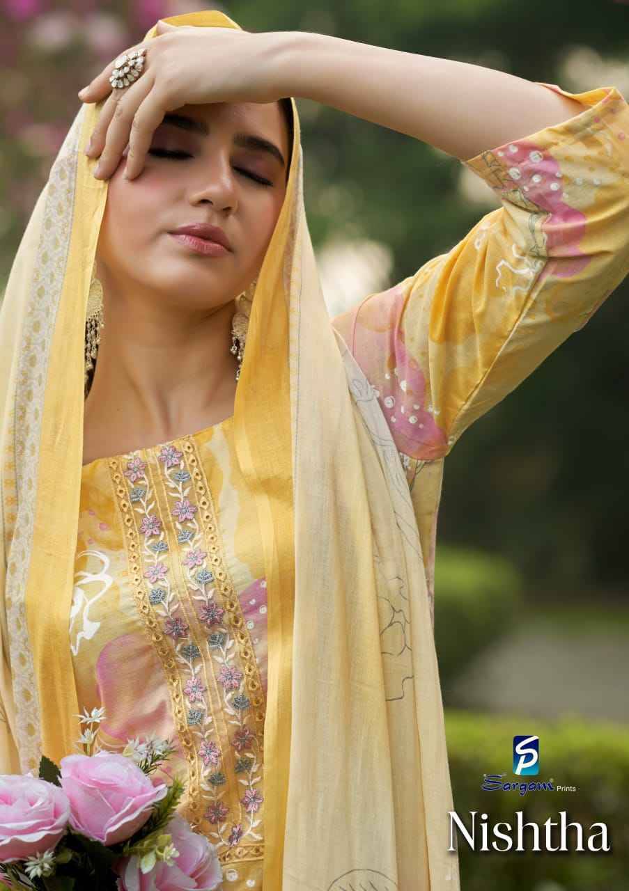 Nishtha By Sargam Prints 2660-A To 2660-D Series Beautiful Festive Suits Colorful Stylish Fancy Casual Wear & Ethnic Wear Pure Lawn Cotton Dresses At Wholesale Price
