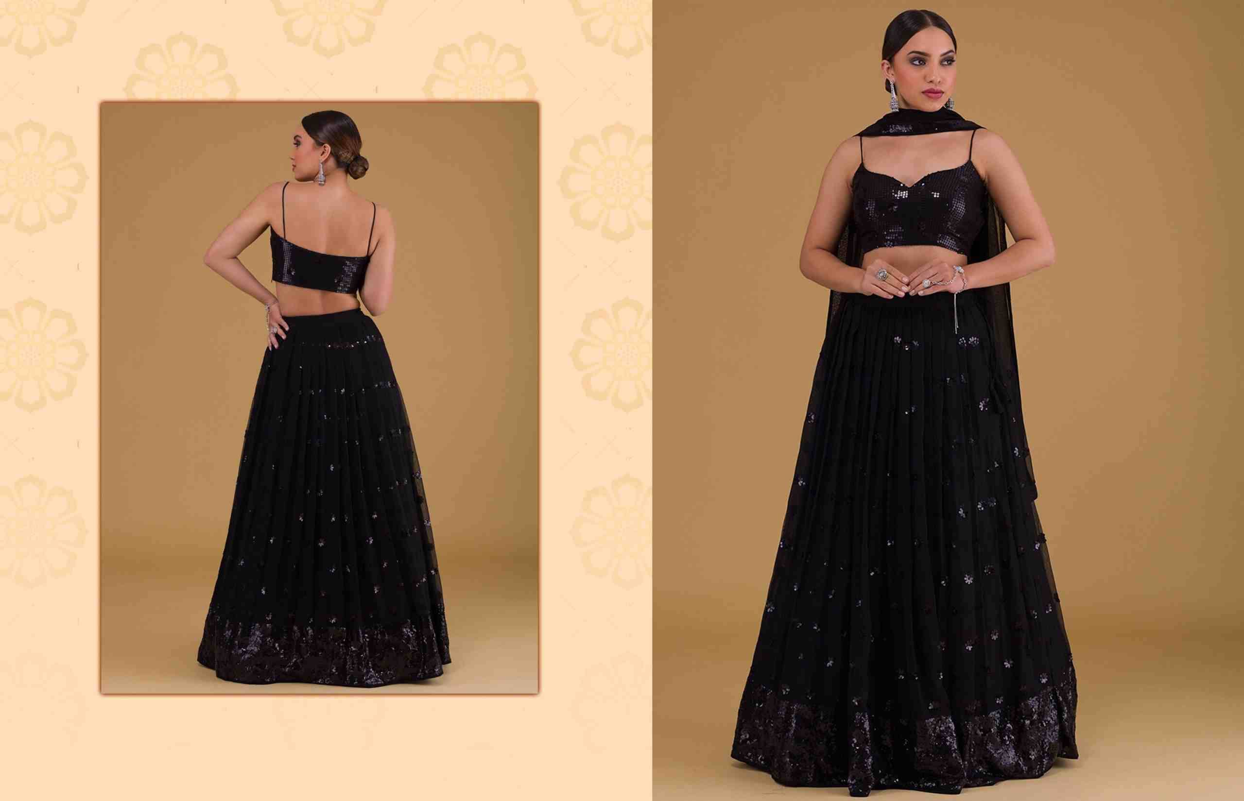 Vol-27 By Zeel Clothing Festive Wear Collection Beautiful Stylish Colorful Fancy Party Wear & Occasional Wear Georgette Lehengas At Wholesale Price