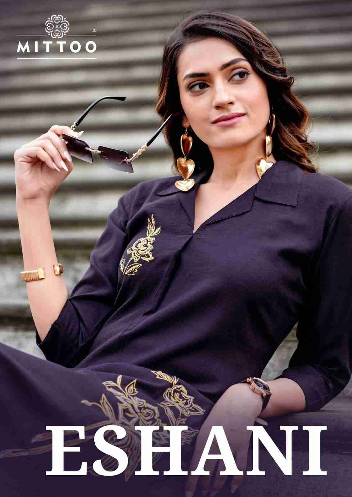 Eshani By Mittoo 2001 To 2006 Series Designer Stylish Fancy Colorful Beautiful Party Wear & Ethnic Wear Collection Rayon Print Co-Ord At Wholesale Price