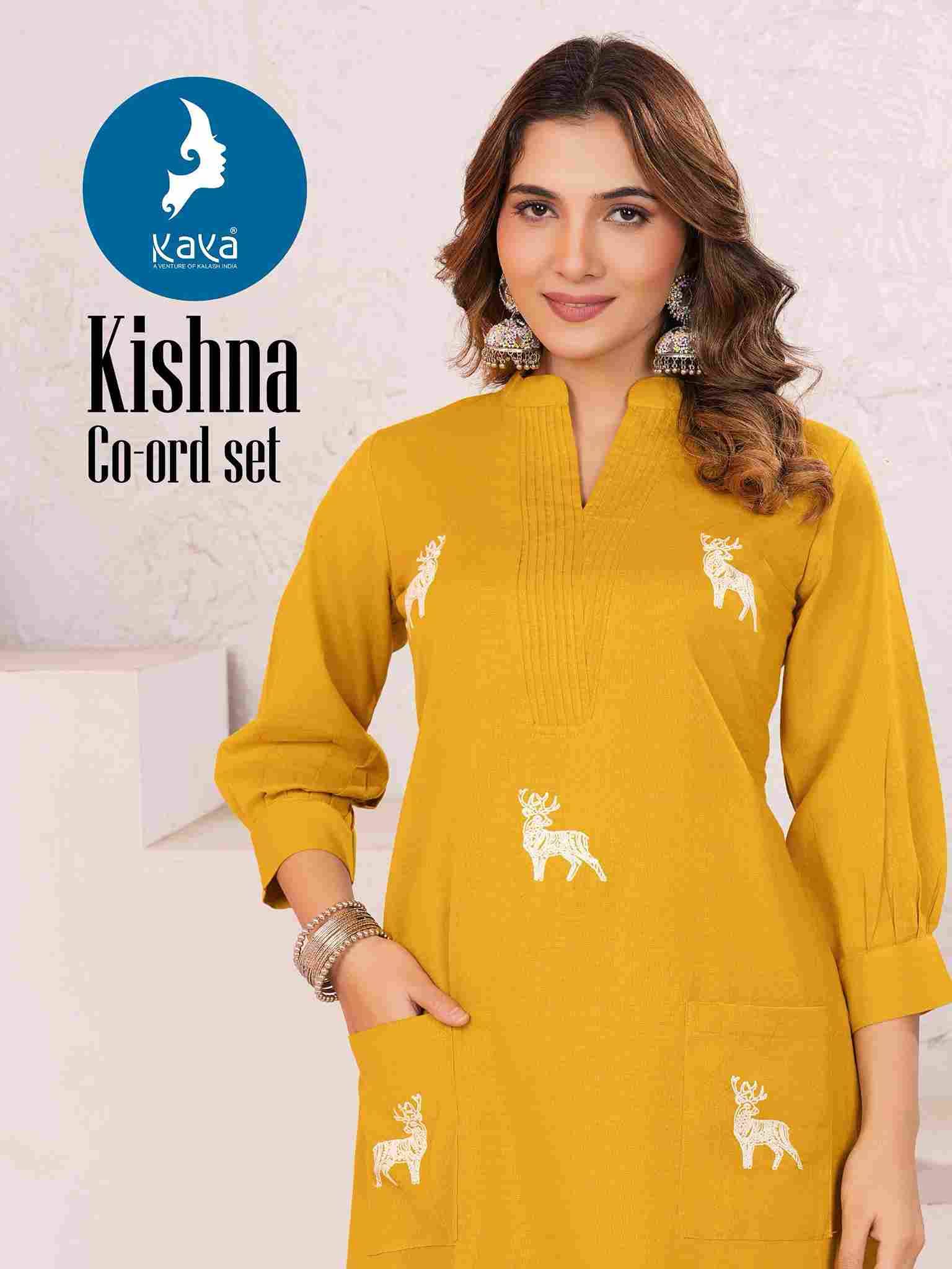 Kishna By Kaya 01 To 04 Series Designer Stylish Fancy Colorful Beautiful Party Wear & Ethnic Wear Collection Cotton Flex Co-Ords At Wholesale Price